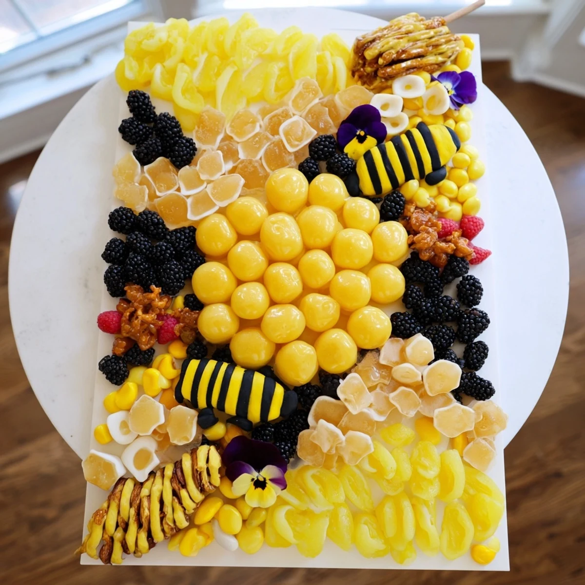 This whimsical Bumblebee Candy Board is a delightful dessert, ideal for any celebration.
