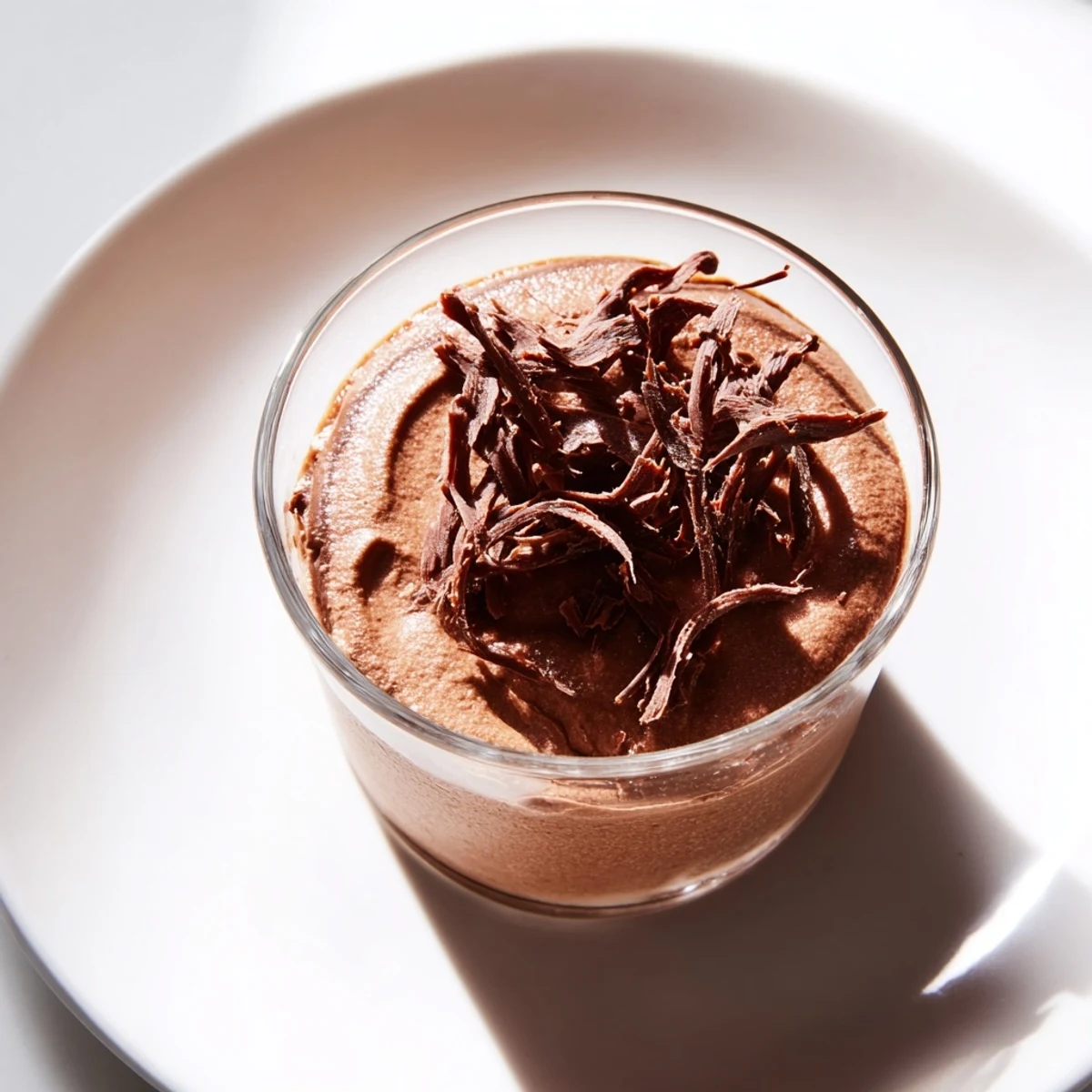 Luftige Schokolade Mousse Cups