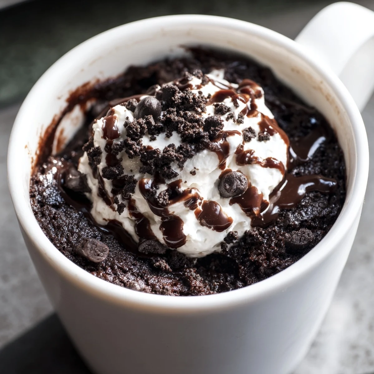 Oreo Mug Kuchen Fudge