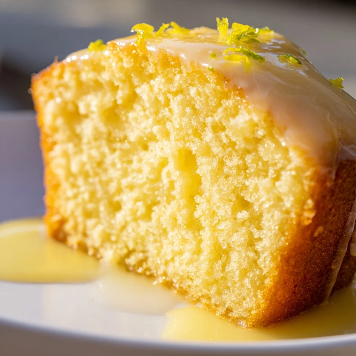 Here are the three ALT texts for the Lemon Yogurt Cake recipe: