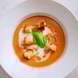 Cremige geröstete Knoblauch Tomaten