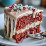 Brautparty Rosé Velvet Kuchen
