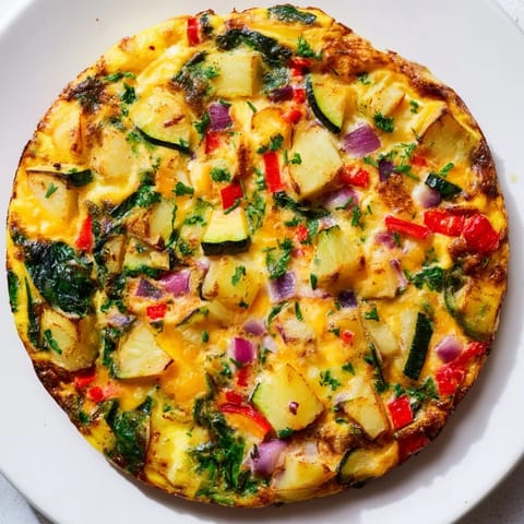 Kartoffel und Gemüse Frittata #34