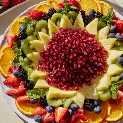 Granatapfel Starburst Platte #82