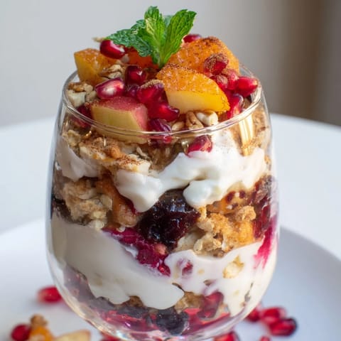 Christmas Pudding Yogurt Parfait