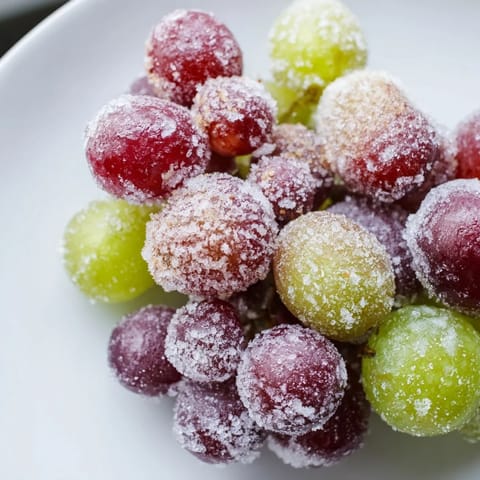 Gefrorene süße Trauben