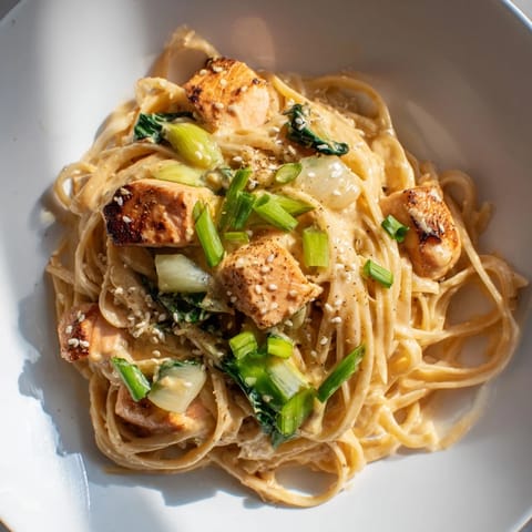 Miso Butter Lachs Pasta