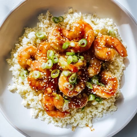 Ginger Garlic Shrimp Bowls