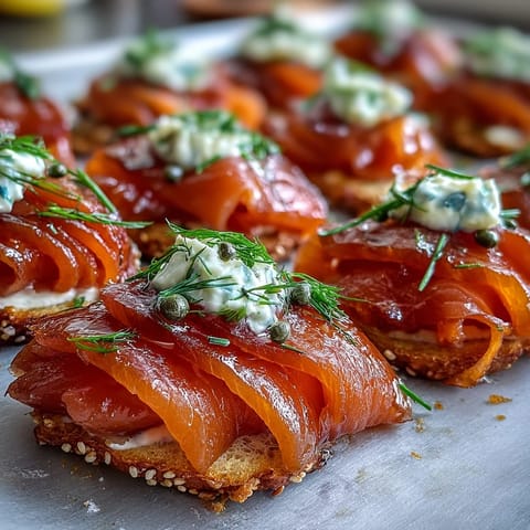 1. Ein farbenfroher Mother's Day Brunch mit geräuchertem Lachs auf Bagels, cremigen Aufstrichen und frischem Gemüse.  