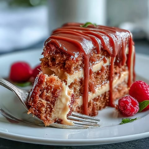 Elegante Rosé-Samttorte mit goldenem Tropf, perfekt für besondere Anlässe.
