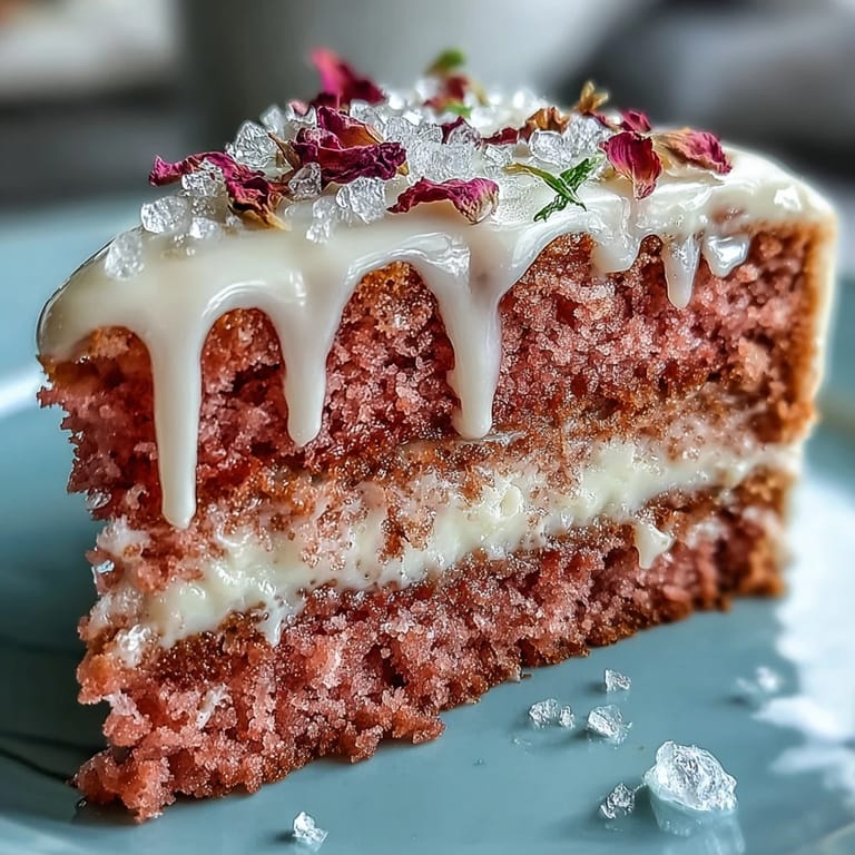 1. Ein eleganter roséfarbener Samtkuchen mit Goldtropfen, perfekt für eine stilvolle Brautparty.