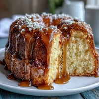 1. Ein saftiger Zitronenkuchen mit essbaren Blumen, perfekt für den Muttertag, dekoriert mit einer glänzenden Zitronenglasur.  